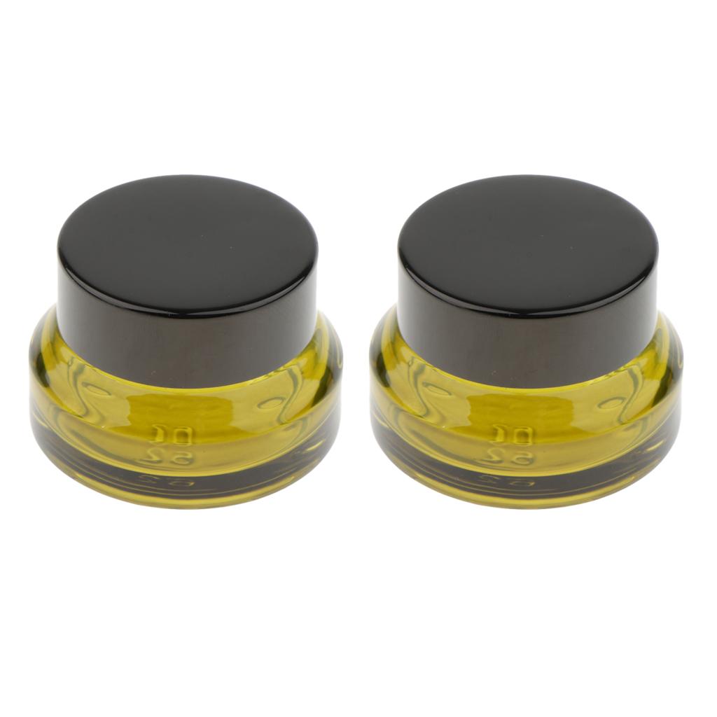 Empty Glass Makeup Container Face Cream Jars Lotion Bottle Case for Travel