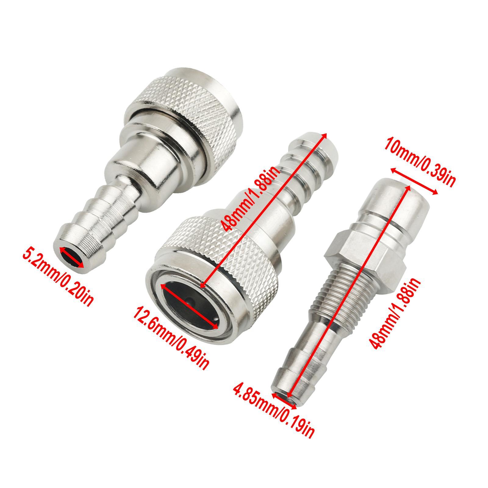 Fuel Connector Set Replacement Fit for Outboard Motor 4-