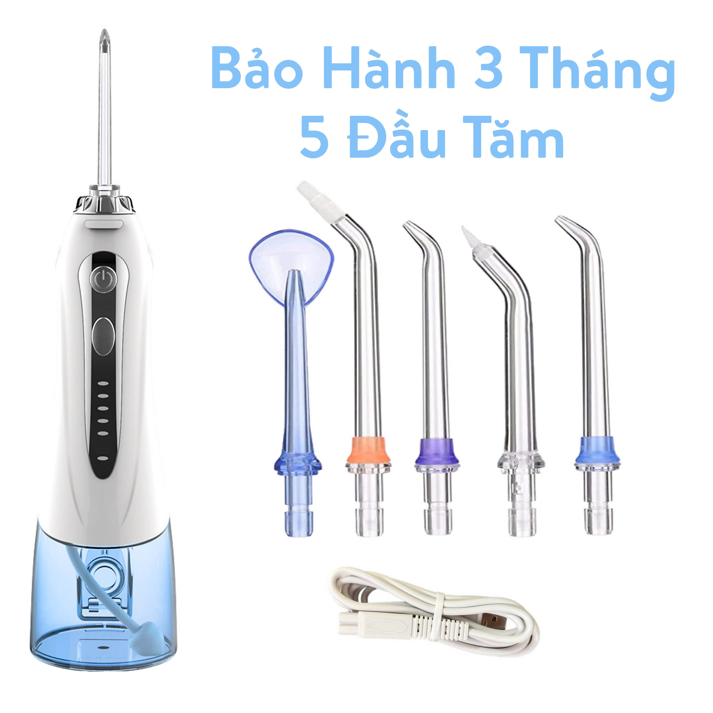Tăm Nước Cầm Tay H2Ofloss Hf - 9P. Phiên Bản Thế Hệ Thứ 5 - Hf9P Bảo Hành 3 Tháng