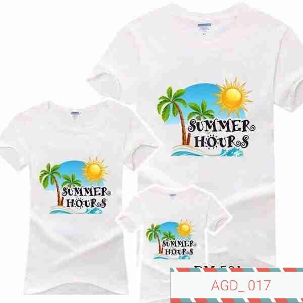 Áo đồng phục gia đình mùa hè - MÃ AGD_ 017