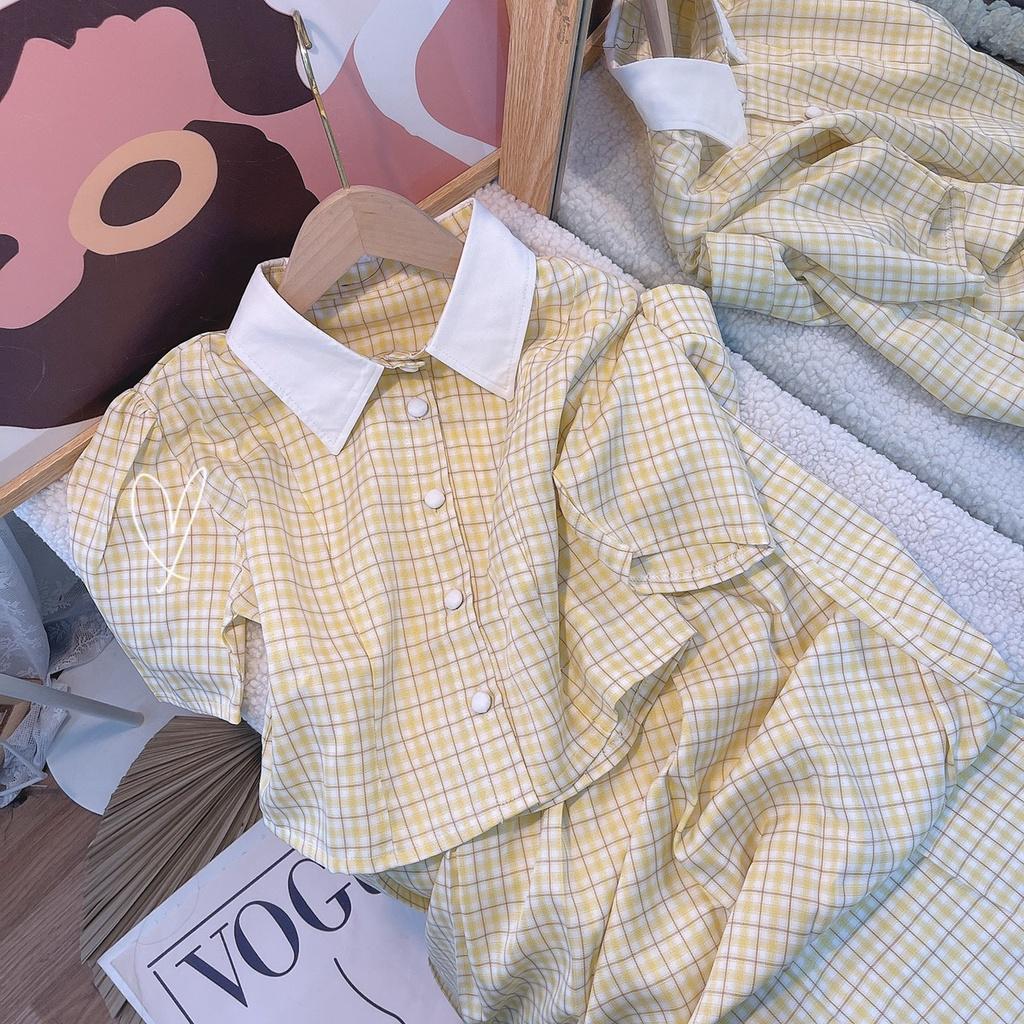 SET ÁO SƠ MI KÈM CHÂN VÁY