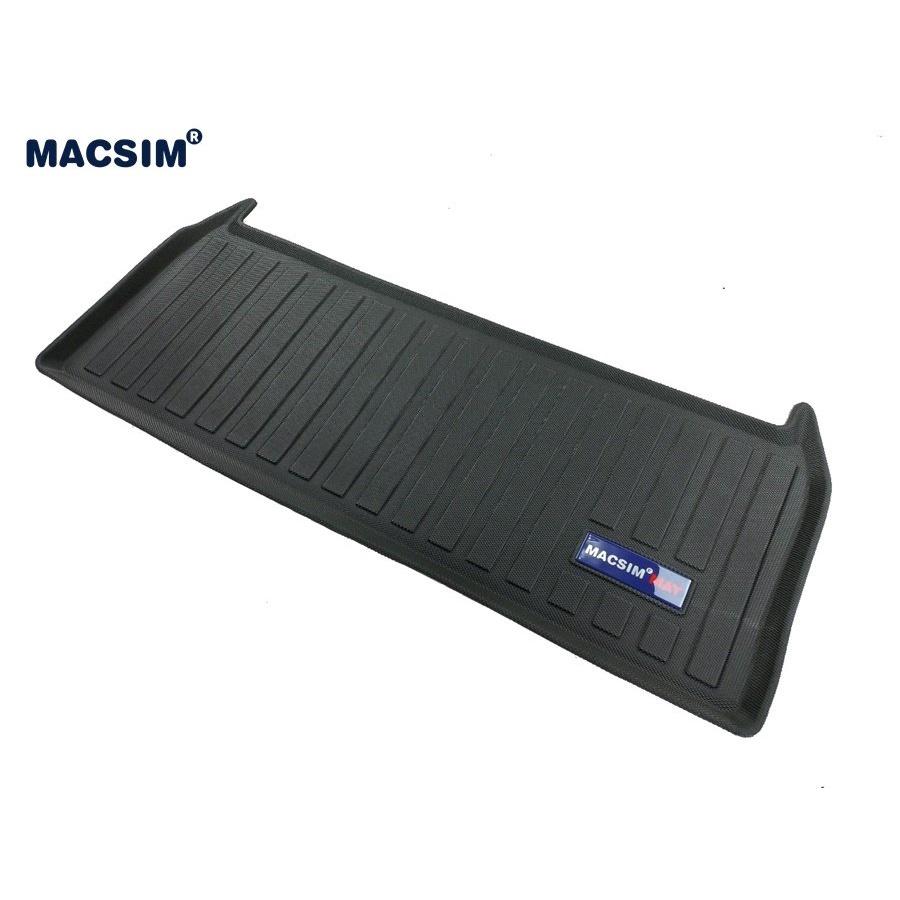 Thảm lót cốp xe ô tô KIA Carnival chất liệu nhựa TPV cao cấp màu đen