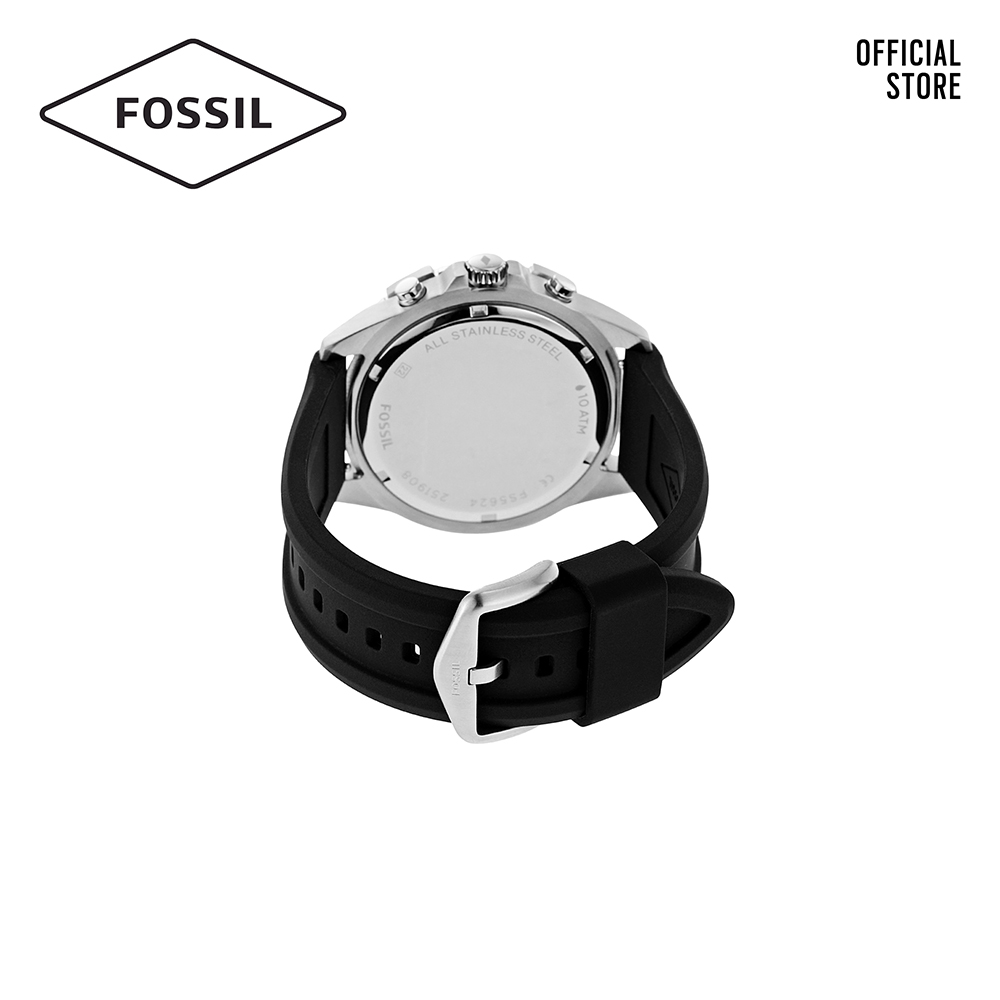 Đồng hồ nam FOSSIL Garret dây silicone FS5624 - màu đen