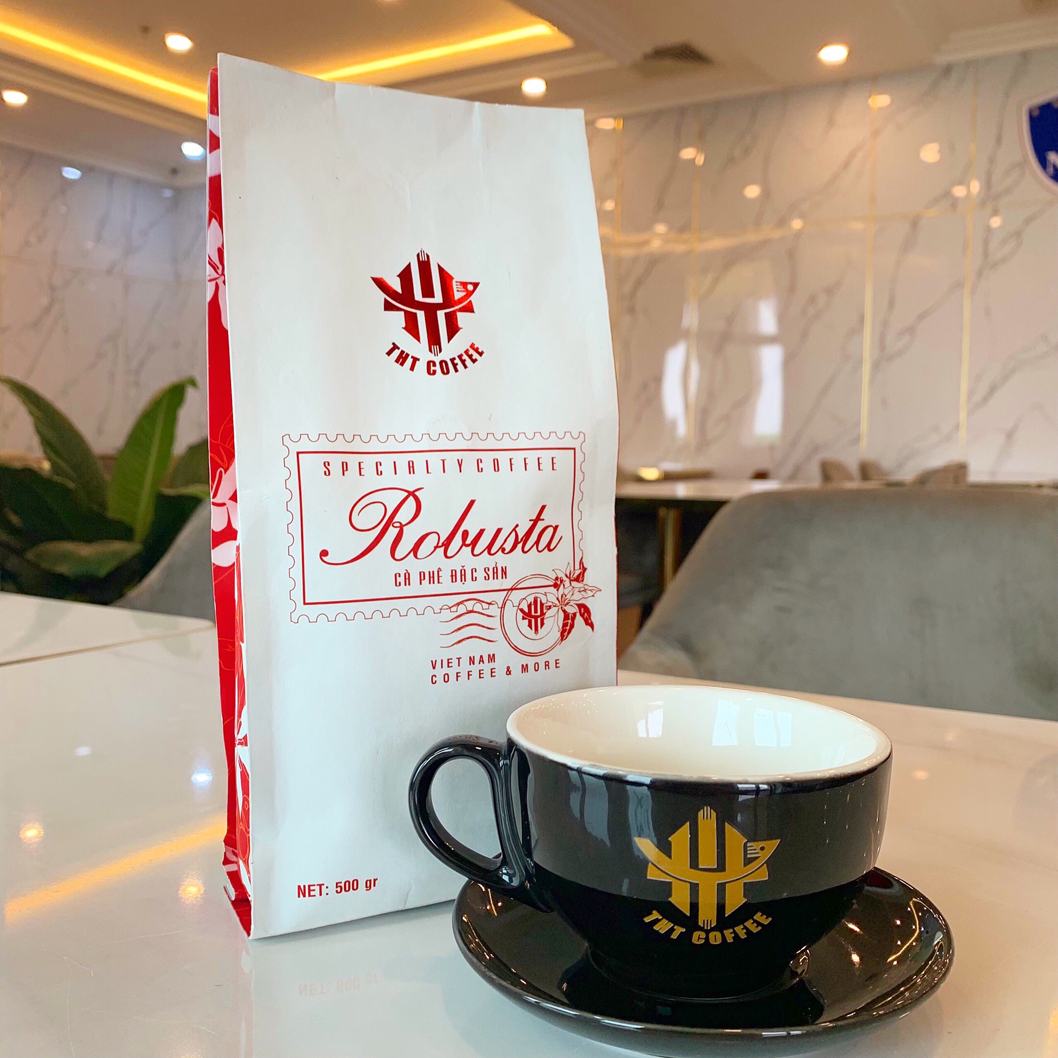 Cà phê pha phin, pha máy Robusta - THT Coffee