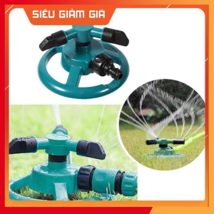 Vòi phun nước tưới cây 3 đầu xoay 360 độ 206799