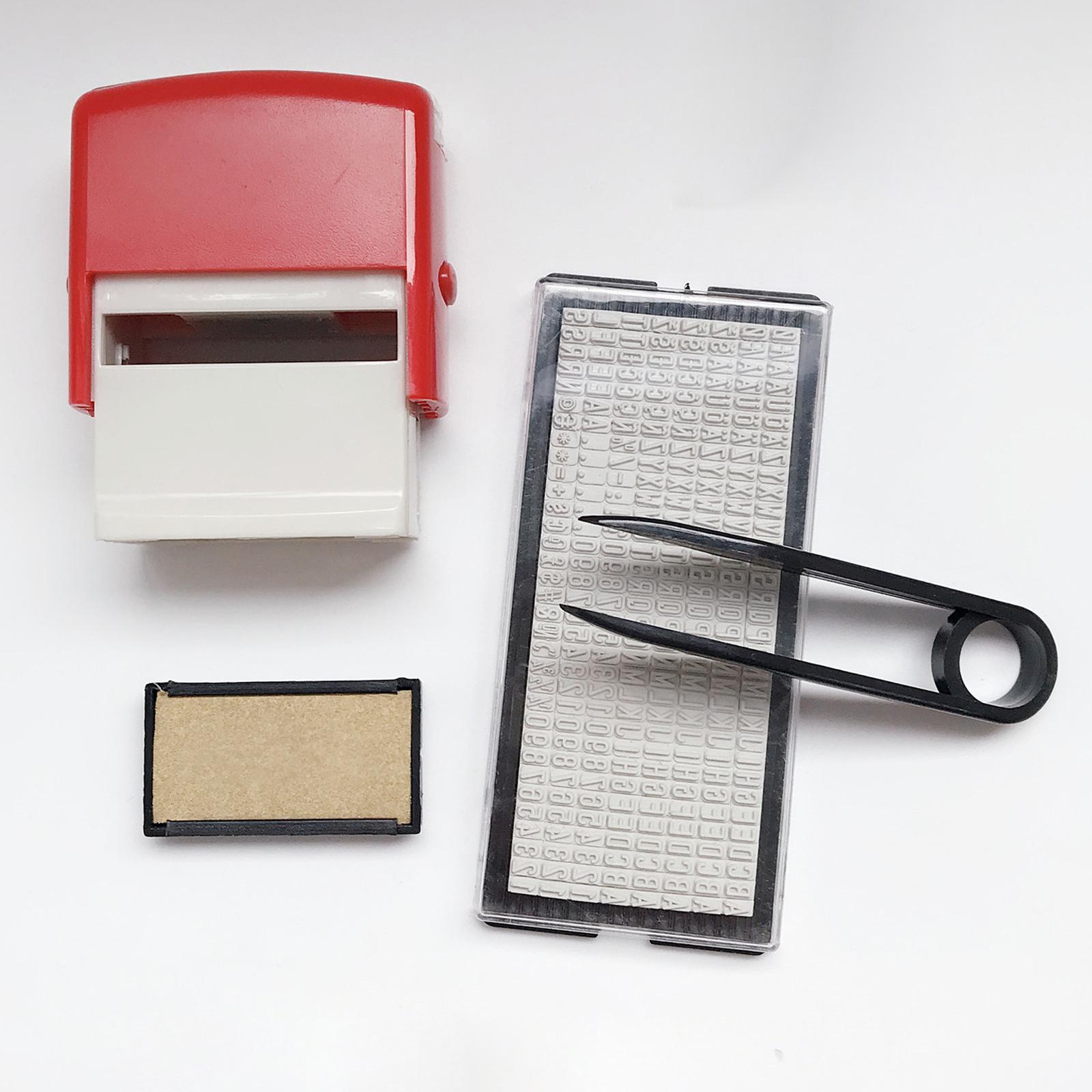 Compact Personalised  Stamp Set DIY Stamp Set for Hobby Teachers School