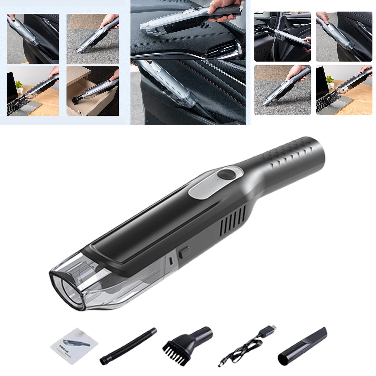 Handheld Vacuum Cleaner Hand Held Cordless Vacuum Cleaner Fittings Rechargeable Multipurpose Car Vacuum Cleaner for Sofa Office Vehicle