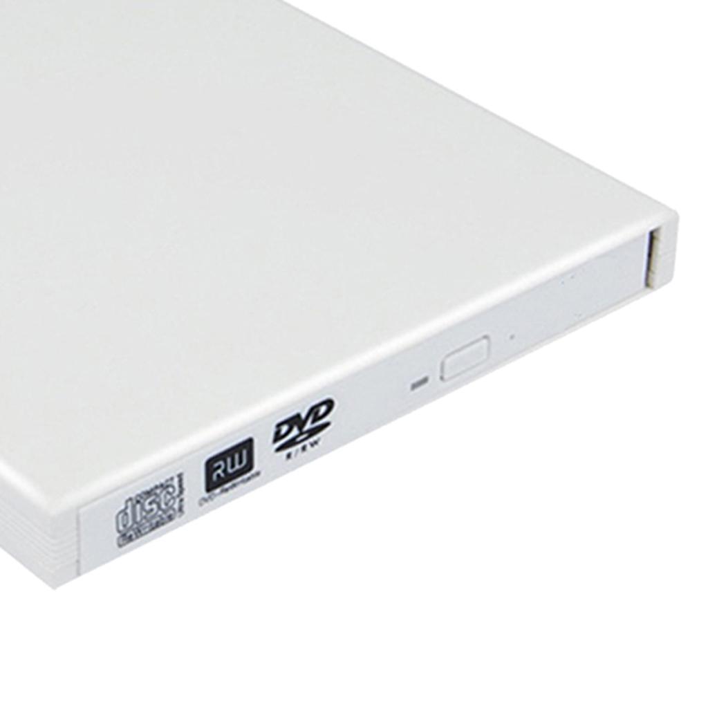 Portable External USB 2.0 DVD RW CD Burner Drive Burner Reader Player for PC