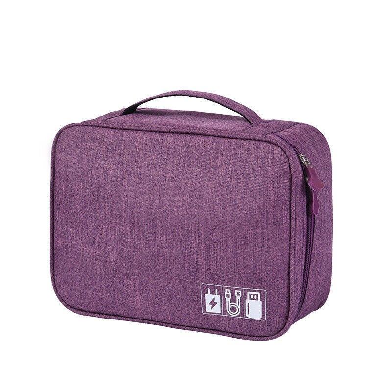 Travel Cable Bag Portable Digital USB Gadget Organizer Charger Wires Cosmetic Zipper Waterproof Storage Pouch kit Case Supplies