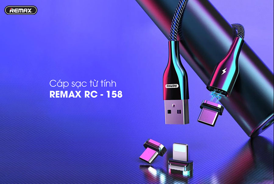 Cáp Sạc Nhanh REMAX RC-158, Công Suất Sạc 25W - Hàng Chính Hãng