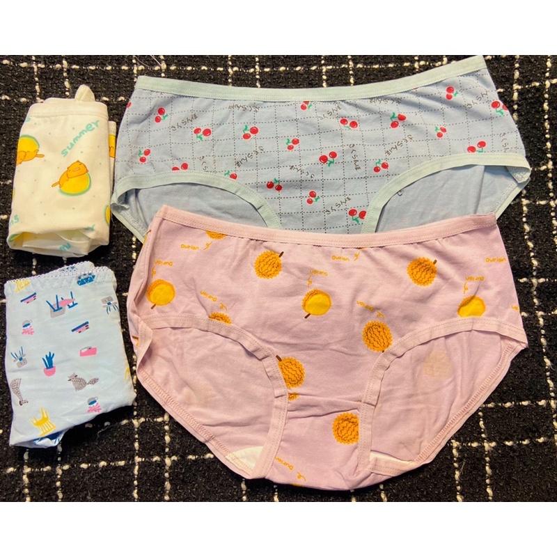 Set 4 quần lót cotton hoạ tiết siêu dễ thương