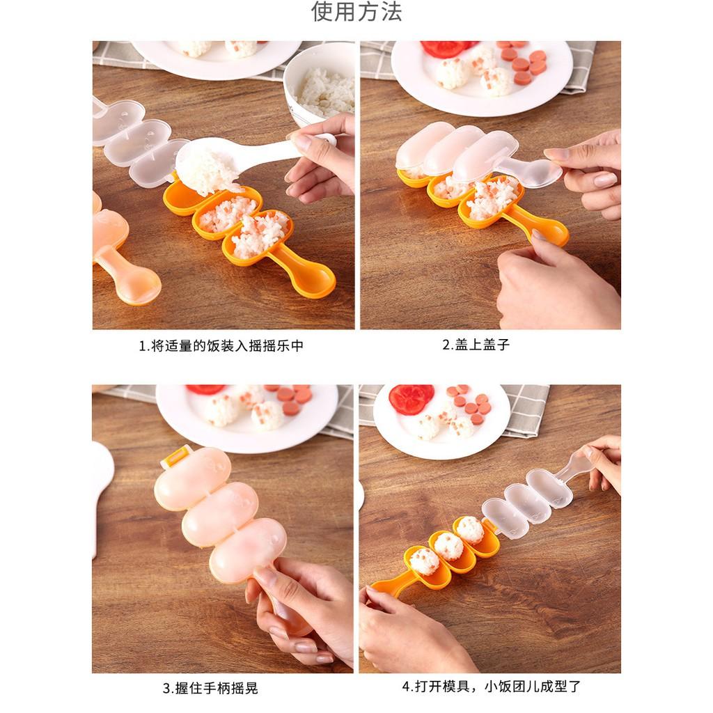 Khay Lắc Cơm Cho Bé Yêu Tặng Kèm Vá