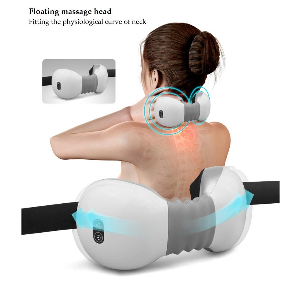Máy Massage lưng cổ vai gáy Jeeback MG-2 với con lăn bấm huyệt và nhiệt hồng ngoại giúp giảm đau mỏi