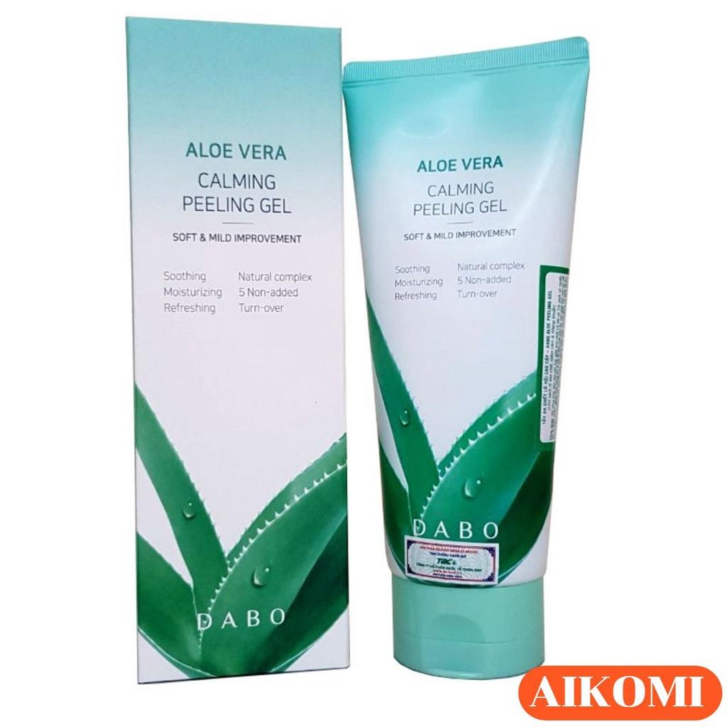 Tẩy Da Chết - Gel Tẩy Tế Bào Chết Lô Hội Dabo Hàn Quốc - Aloe stem rich moisture Peeling Gel 180ml