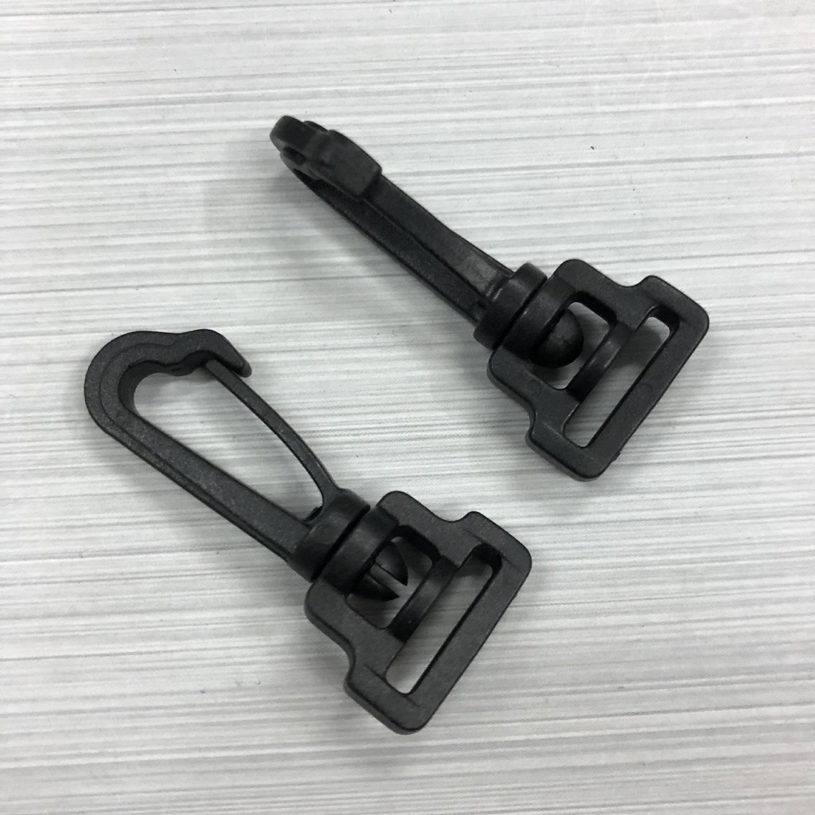 10Pcs Swivel Snap Hook Swivel Clip 0.6" Inner Diameter 360 Degree Rotation Webbing Strap Buckle Lobster Claw Clasps for Handbags