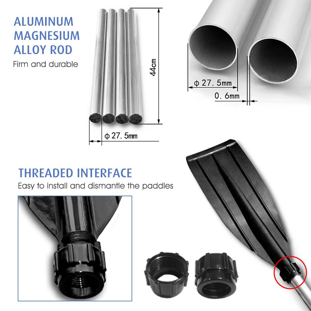 Chèo Thuyền Kayak 125Cm Bằng Hợp Kim Nhôm