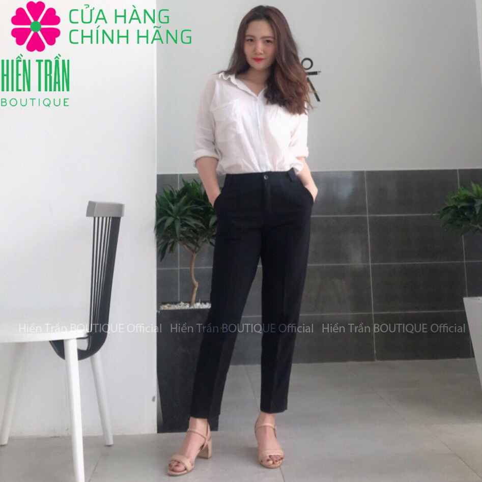 Quần tây nữ cơ bản Hiền Trần BOUTIQUE 3 màu, chất vải cao cấp, form chuẩn, vải không nhăn