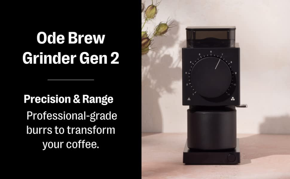 Máy xay cà phê Fellow Ode Gen 2 thế hệ mới chuyên dùng cho Brew - Màu đen - Bảo hành chính hãng 2 năm .