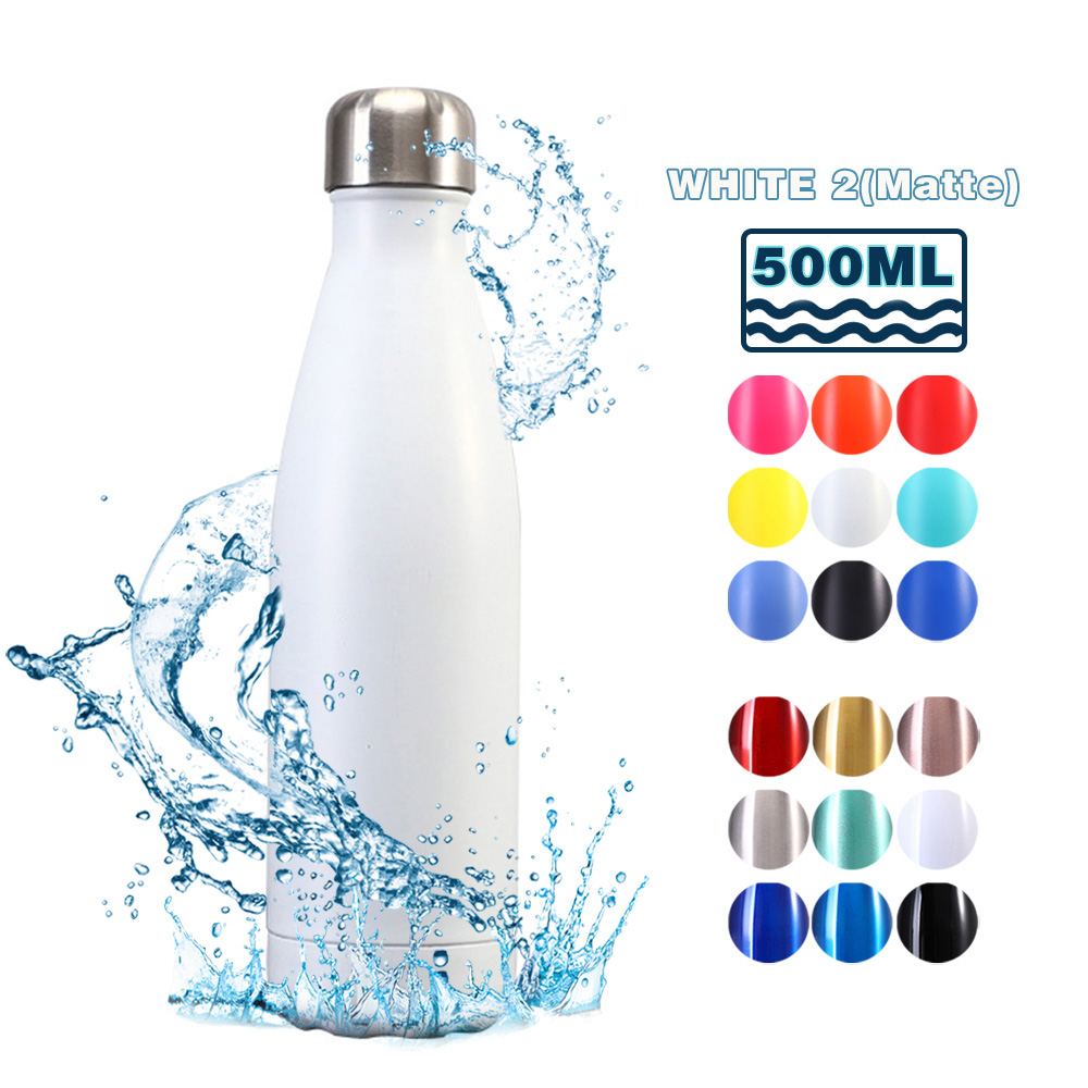 Bình 500ML Giữ Nhiệt 12 Giờ Bằng Thép Không Gỉ Chống Rò Rỉ