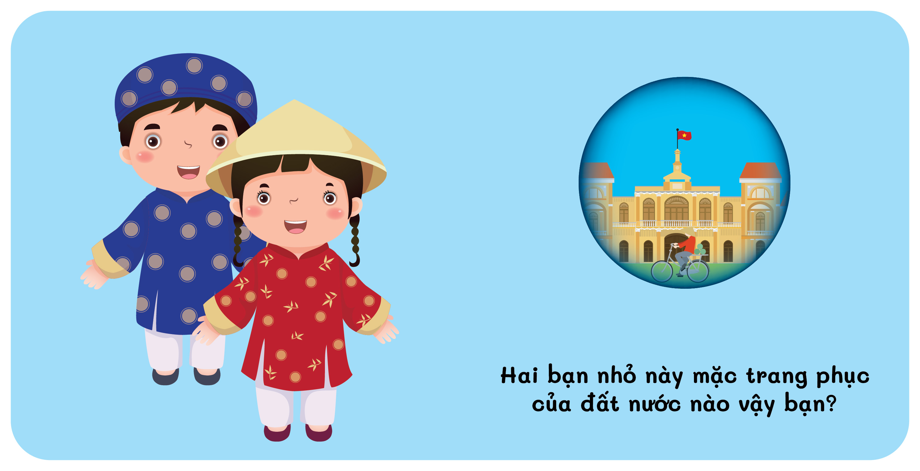 Sách - Đố Bé Ở Sau Là Gì - Song Ngữ Anh Việt - Trang Phục - National costume