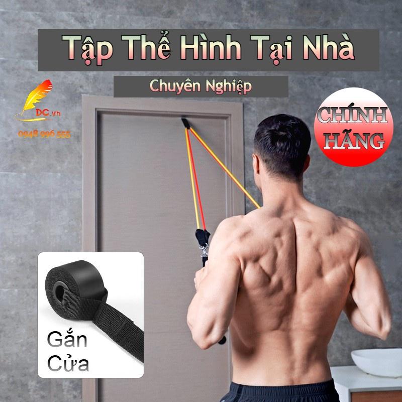 Dây Tập Gym Ngũ Sắc Dây Kháng Lực Tập Gym Thể Hình Đa Năng Tại Nhà Chất Liệu Cao Su Co Dãn Cao Cấp Siêu Bền