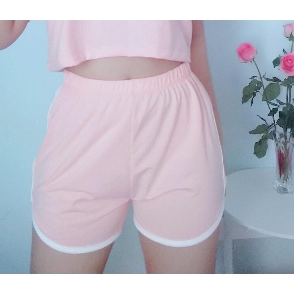 Quần short nữ nhiều màu - thun cotton co giãn 4 chiều - không xù / có size 70KG MS02