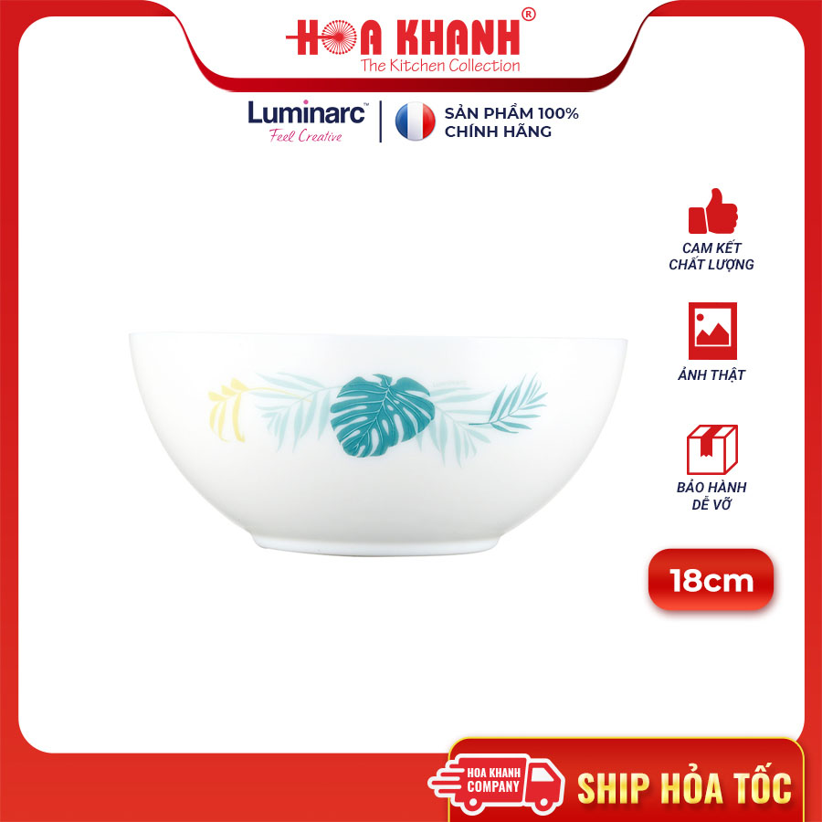 Tô thủy tinh Luminarc Diwali Hiwaii 18cm - Bộ 6 tô - V4913