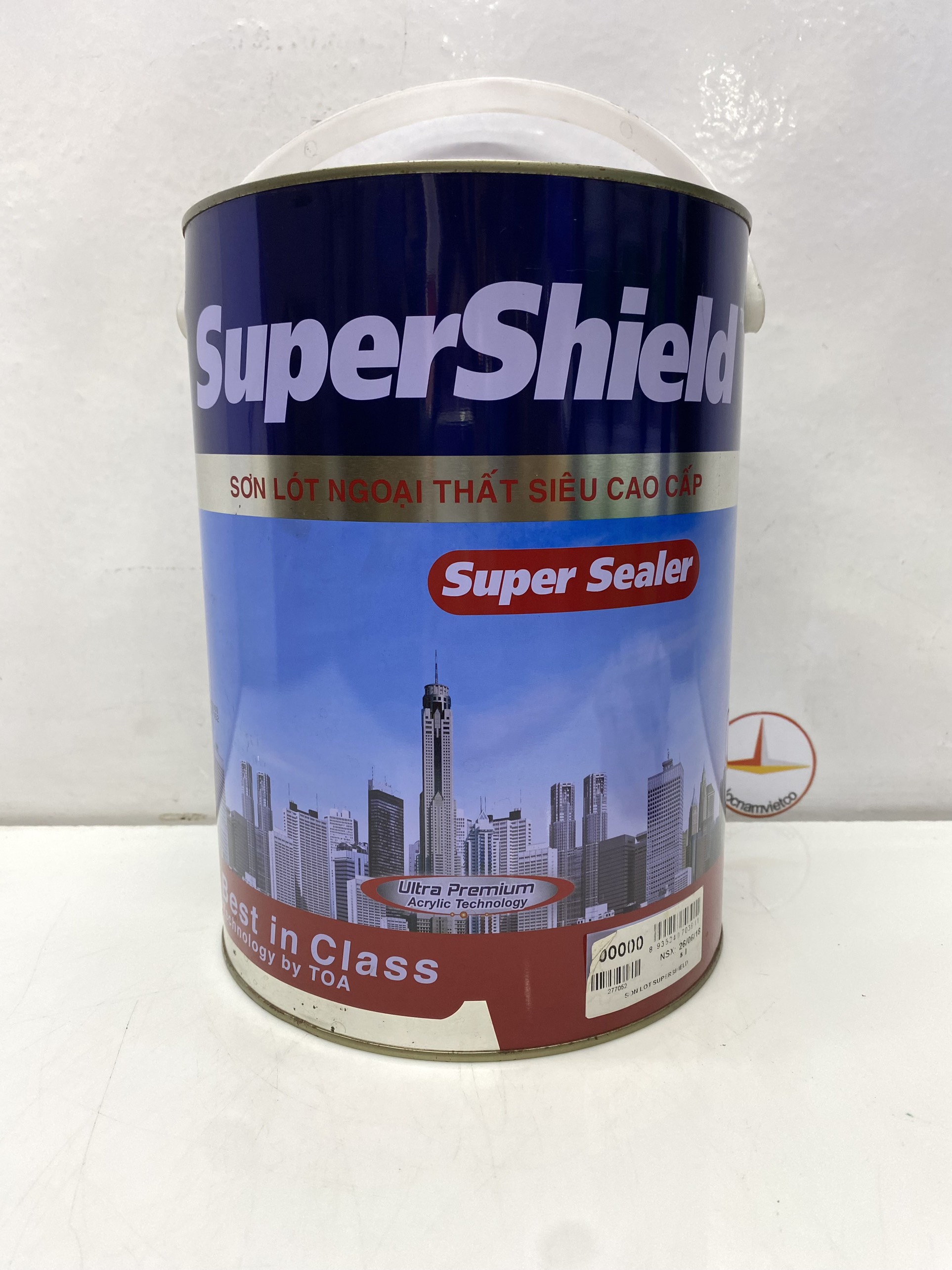 Sơn lót chống kiềm ngoại thất siêu cao cấp TOA Supershield Sealer _5L