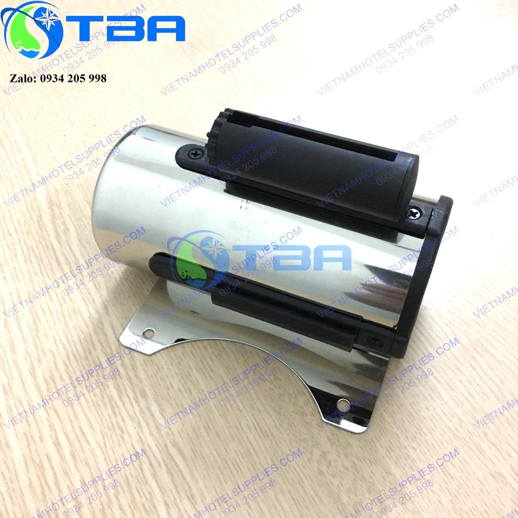 Đầu dây trụ chắn 3m gắn tường inox dây căng màu xanh lá nhập khẩu cao cấp