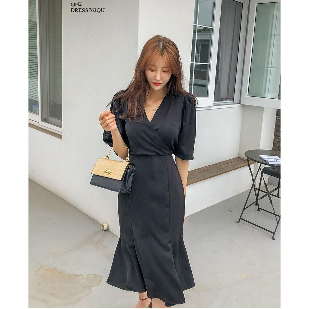 DRESS679 ĐẦM ĐUÔI CÁ TAY LỠ