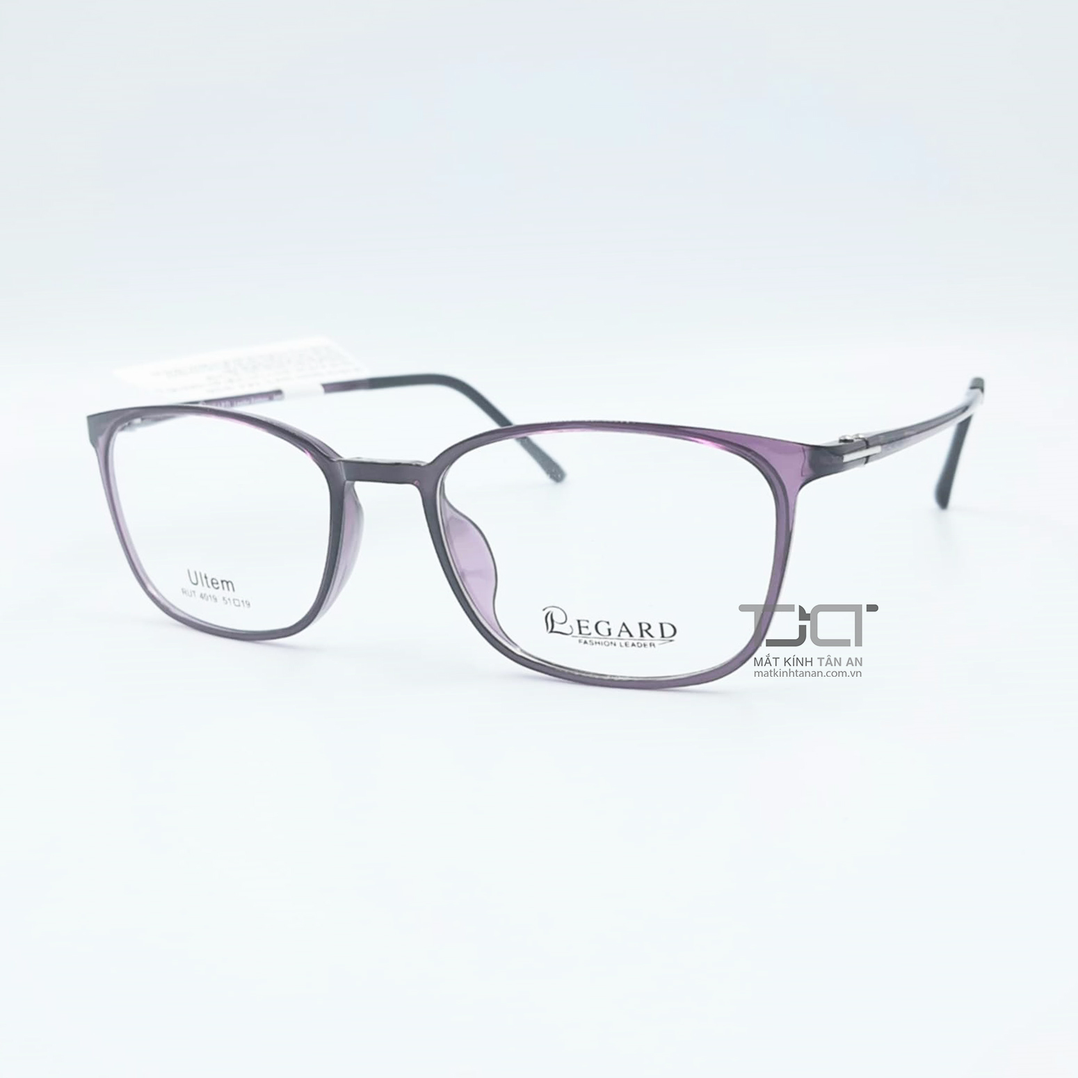GỌNG KÍNH CẬN PHOM VUÔNG BẦU, DÀNH CHO NỮ, CHÍNH HÃNG HÀN QUỐC REGARD RUT4019