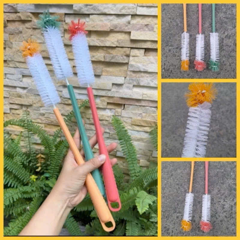 Cọ Ly, Cọ Cốc, Cọ Chai Lọ Bình Vòi Dài 38cm, Cán Sợi Cước Cứng Ngắn, Kiểu Dáng Thon Gọn - HÀNG CHÍNH HÃNG MINIIN