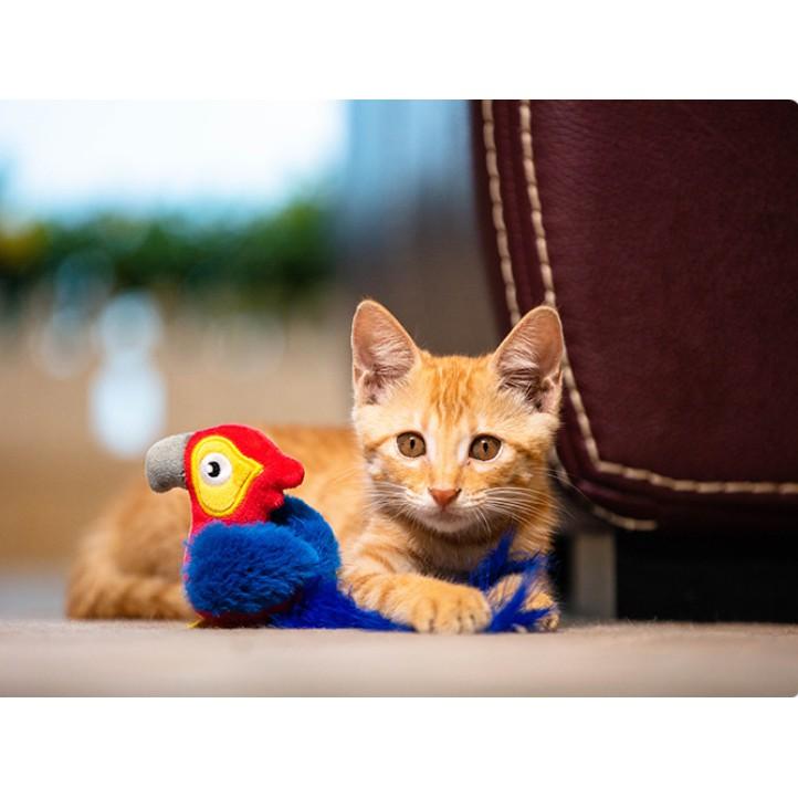 Gigwi đồ chơi tự động tạo tiếng với lông vũ