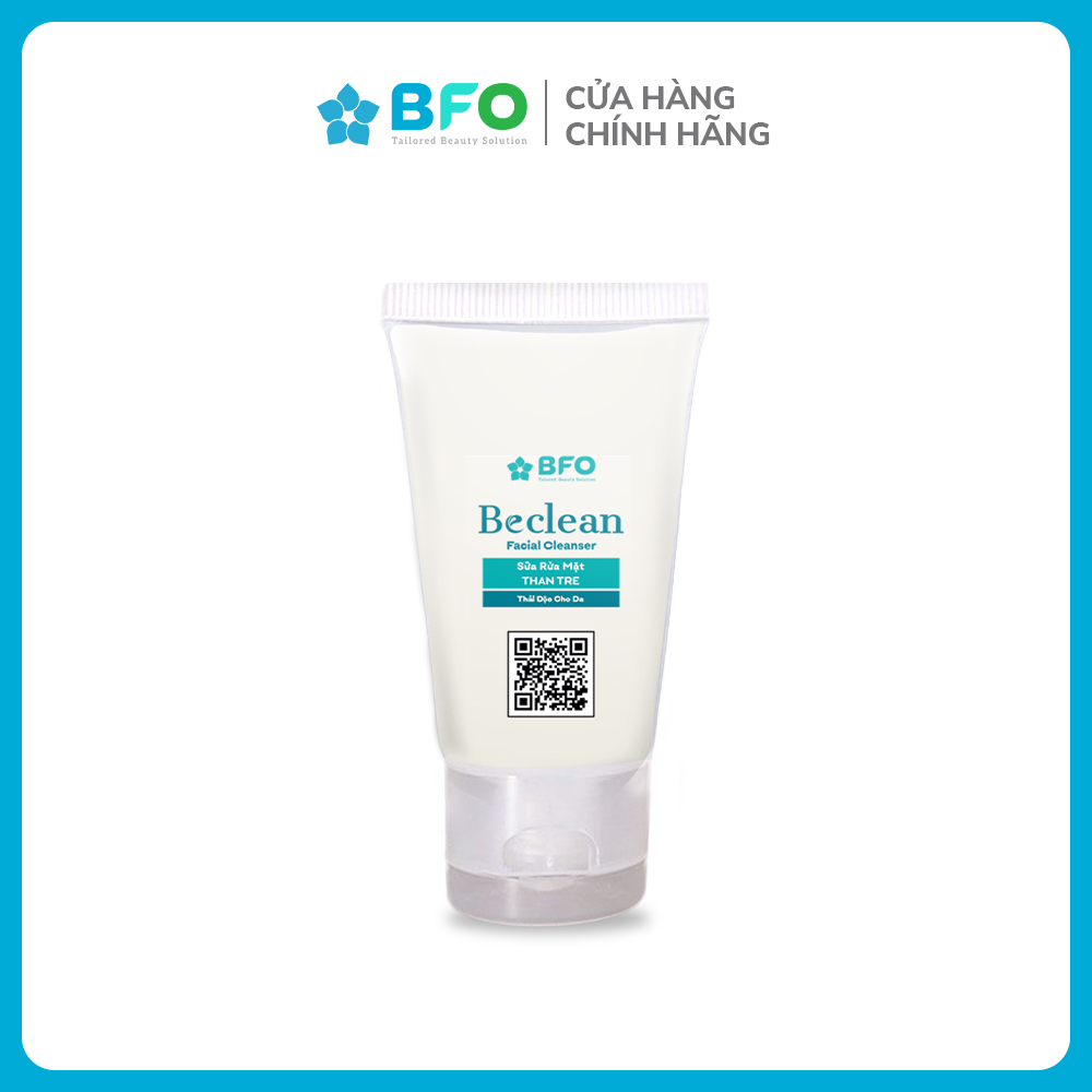 Sữa Rửa Mặt Thiên Nhiên Công Nghệ Anh Quốc Beclean Sạch Sâu Dưỡng Trắng Dung Tích 30ml