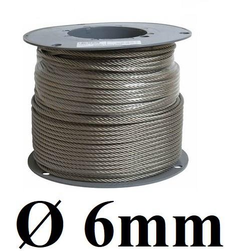 Cáp inox 304 6li chất liệu thép không gỉ, không nhiễm từ cáp thép giá sỉ THÁI BÌNH VINA