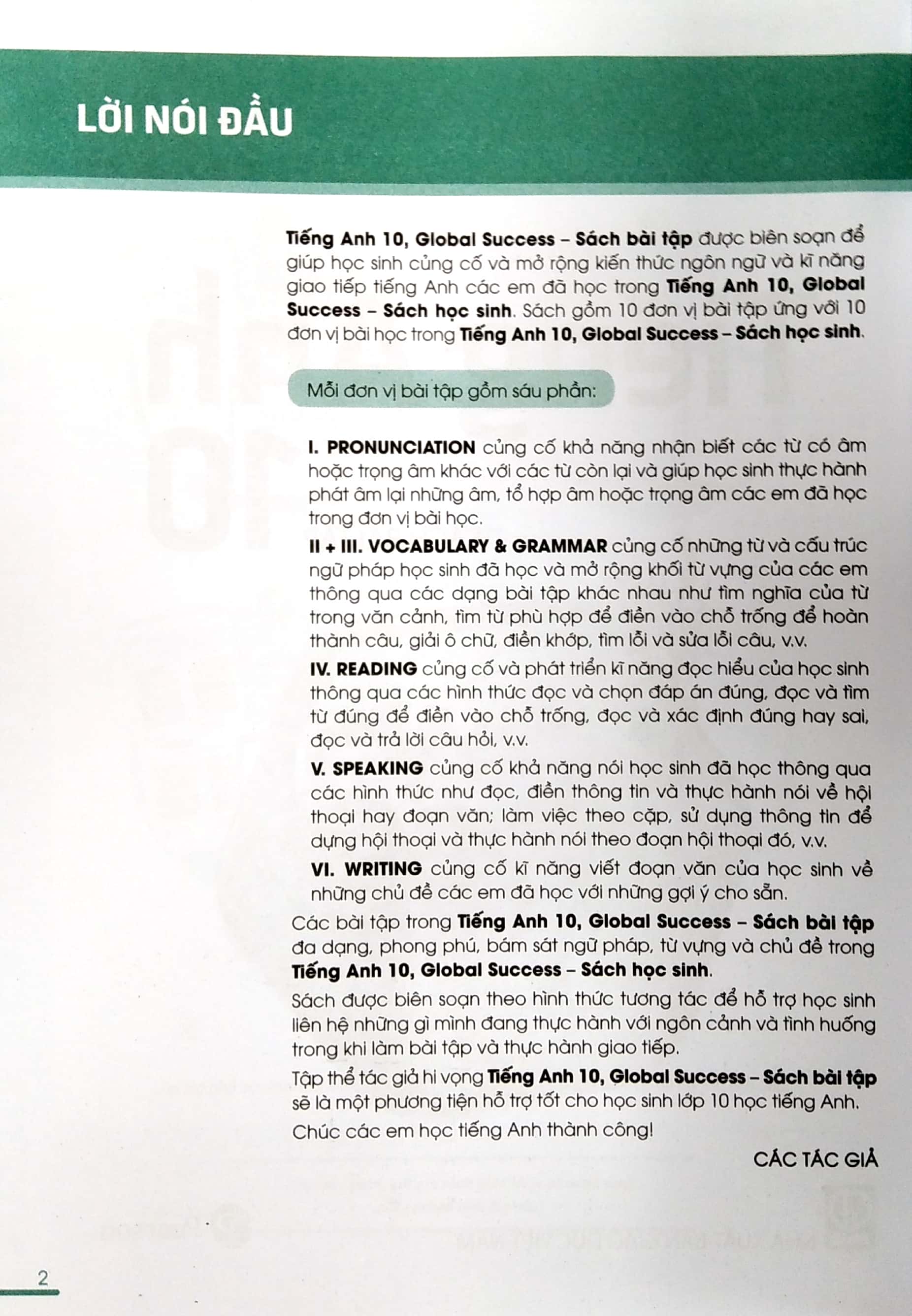 Bộ 2 cuốn sách Tiếng Anh 10 - Global Success