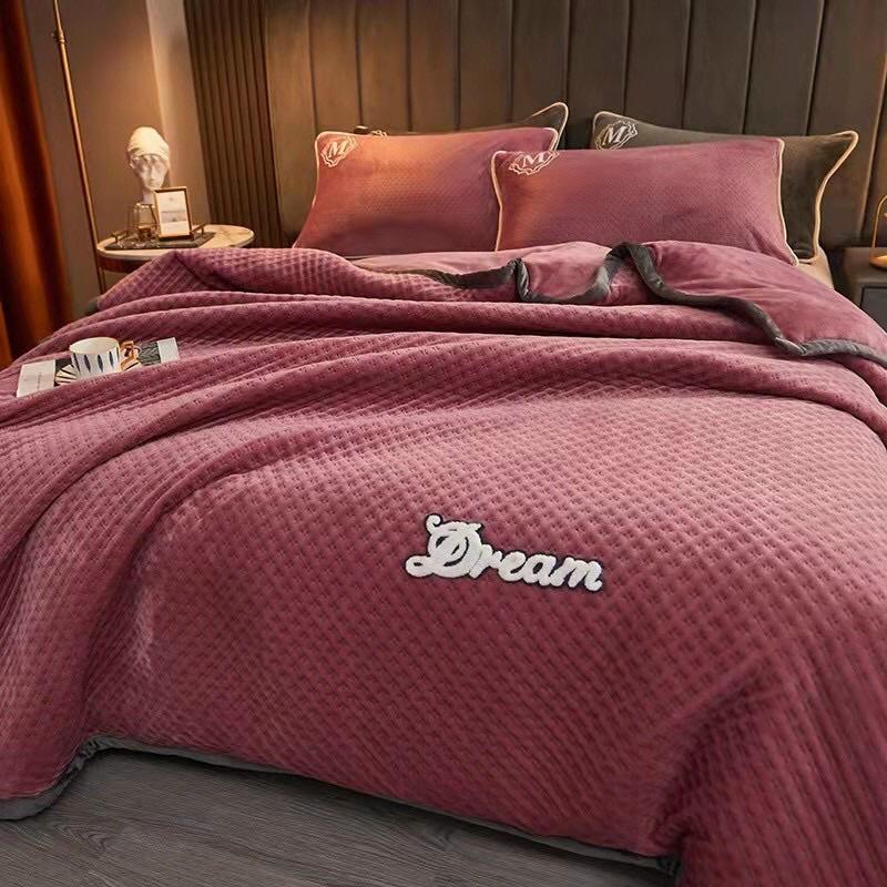 Chăn nỉ DREAM mẫu mới nặng 2,2kg size 230x200cm