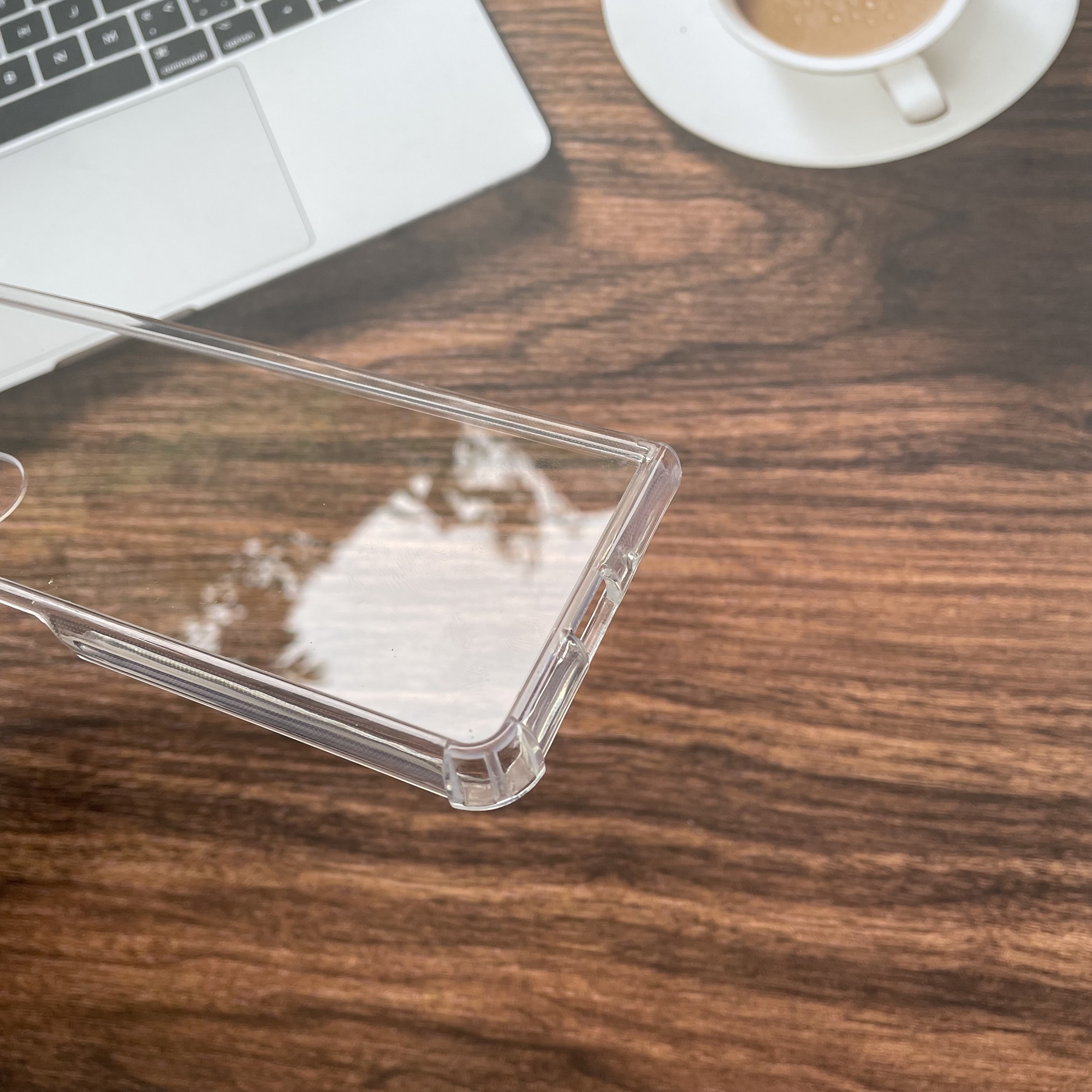 Ốp lưng nhựa cứng PC trong suốt viền dẻo chống sốc cho Samsung Galaxy Z Fold 3