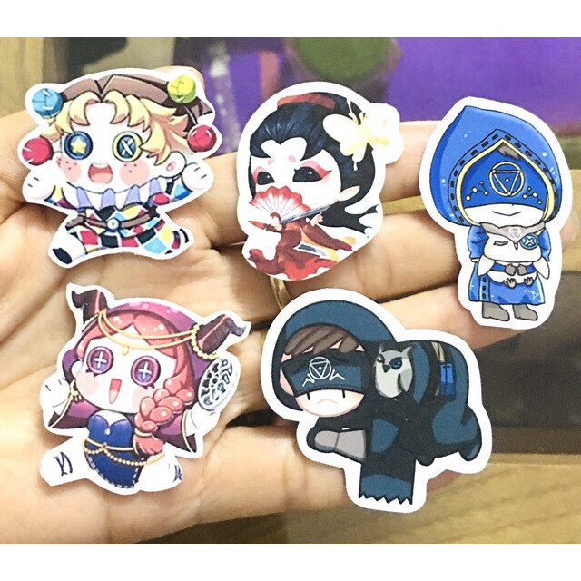 Sticker ảnh dán Identity V set 30 cái nhiều mẫu ( giao mẫu ngẫu nhiên )