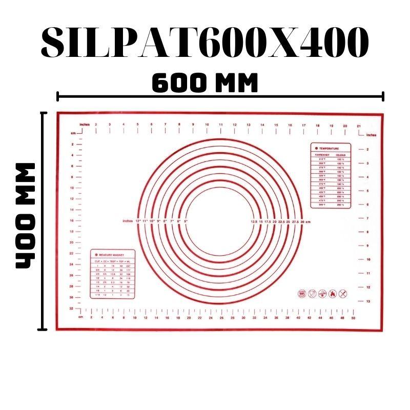 Tấm nướng chịu nhiệt tấm lót cán bột sợi thuỷ tinh làm bánh mì thảm nhồi bột - SILPAT600X400