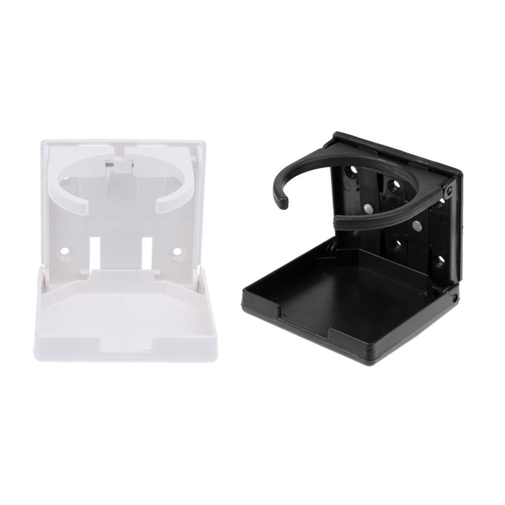 2 Pieces Adjustable Folding Nylon Beverage Drink Cup Holder - Boat/Marine/Caravan/Car/RV