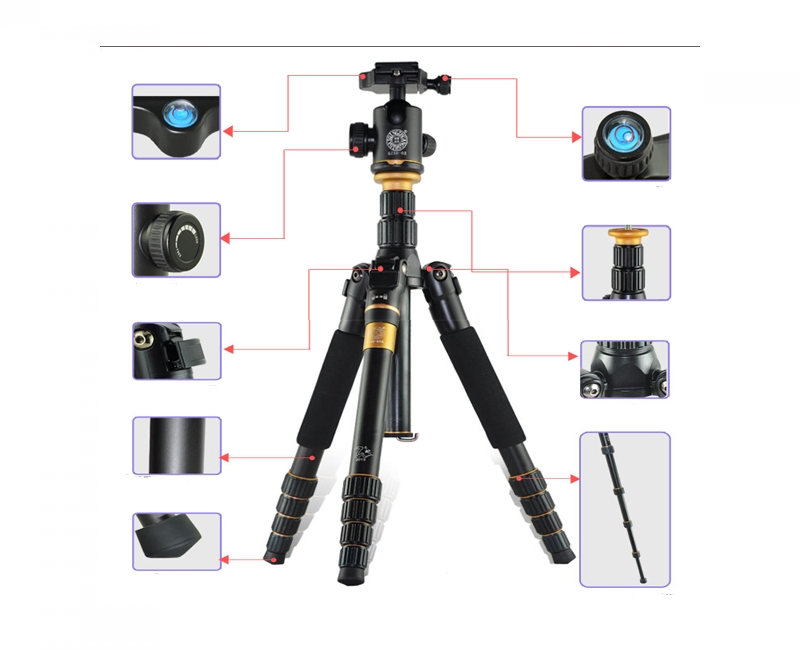 CHÂN MÁY ẢNH TRIPOD/ MONOPOD BEIKE Q-666 - HÀNG NHẬP KHẨU