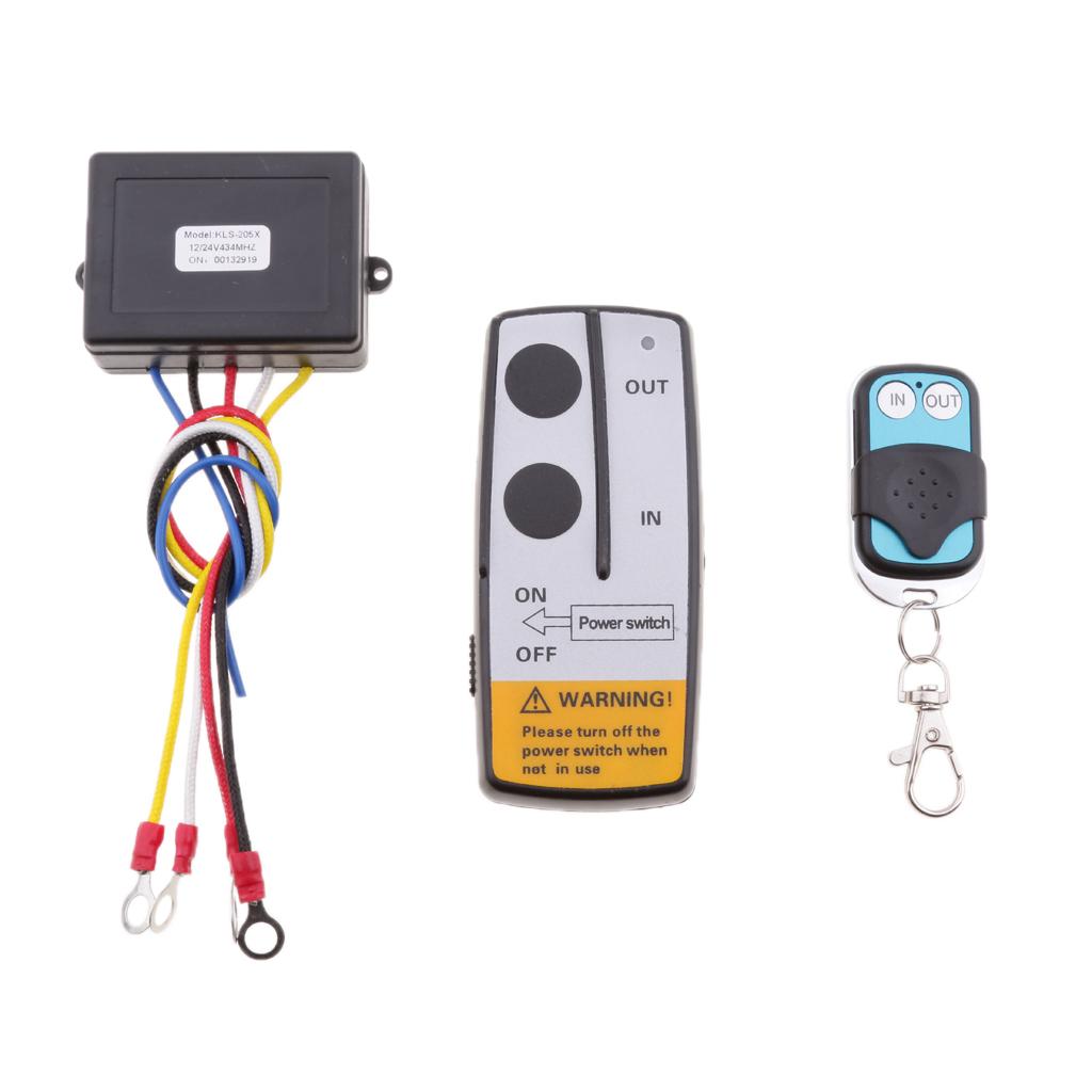 3x 12V / 50ft Wireless Remote Control Kit for Truck ATV Winch KLS-205/2