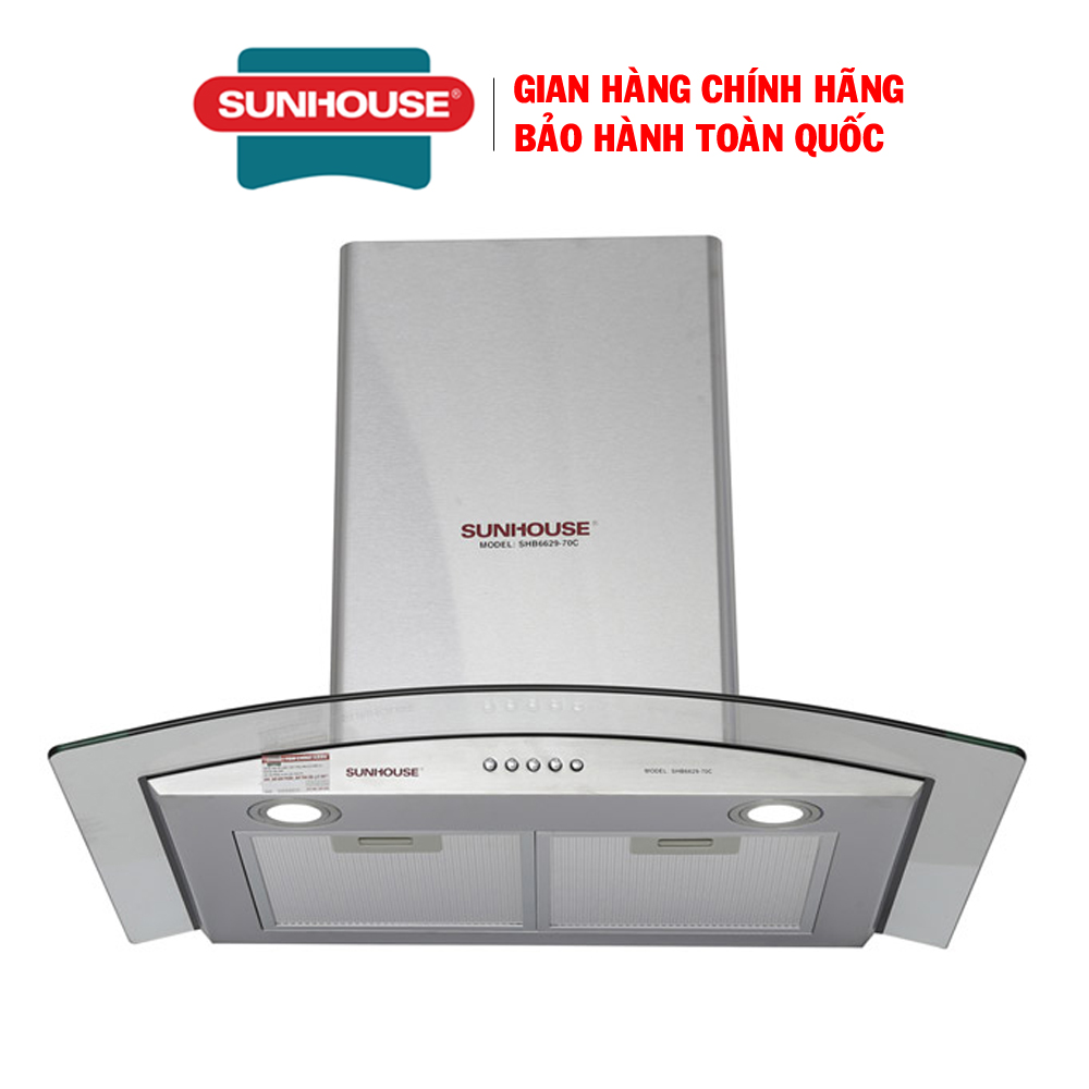 Máy hút mùi không hủy Sunhouse SHB6629-70C (Trắng) - Hàng Chính Hãng