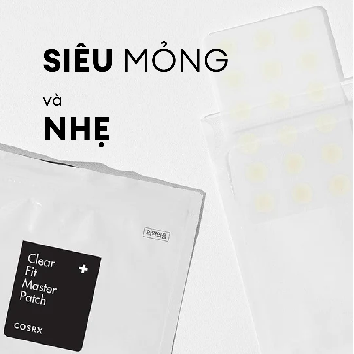 Miếng dán mụn COSRX Clear Fit Master Patch 18 miếng/gói