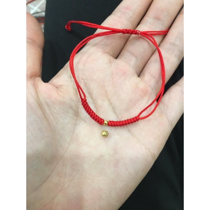 Vòng tay chỉ đo bi 10 karat may mắn