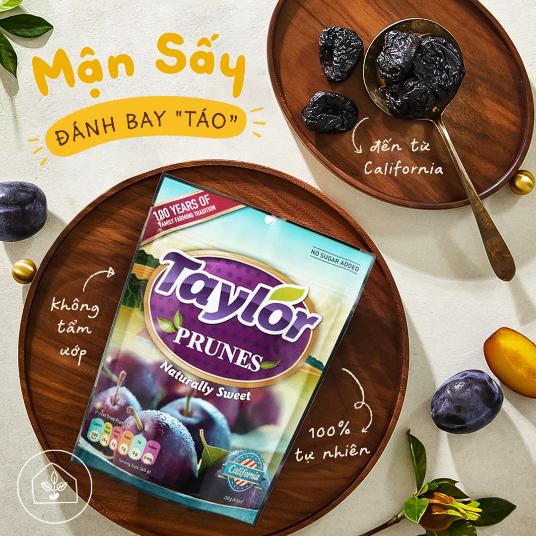 Mận Khô Taylor Prunes Giảm Táo Bón Tốt Cho Mẹ Và Bé | 168