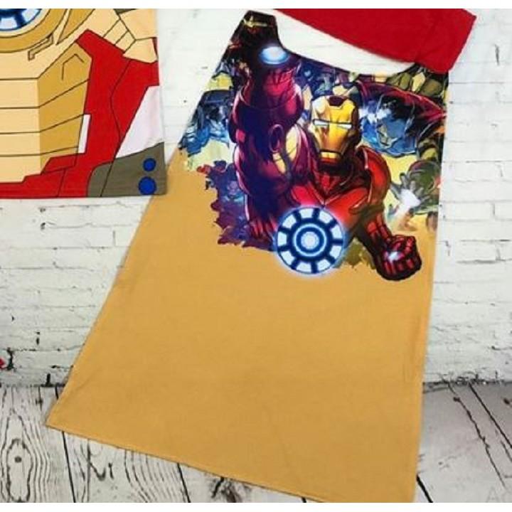 Quần áo người sắt Ironman 3D dài tay bé từ 12kg đến 45kg