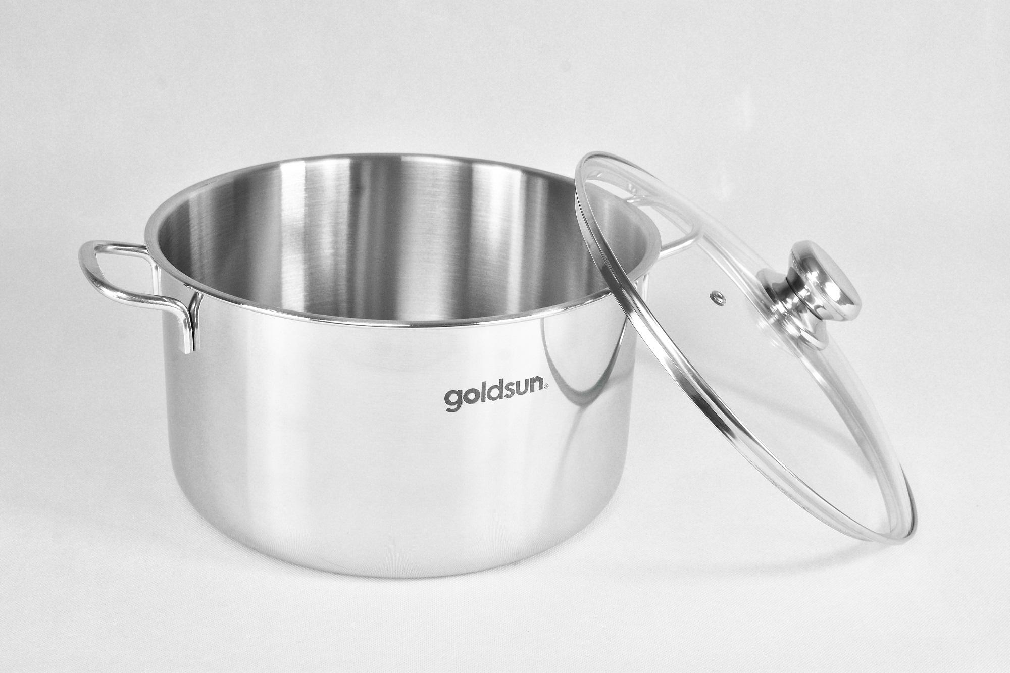 Nồi luộc gà Goldsun 28cm GPO2100-28S - Hàng Chính Hãng