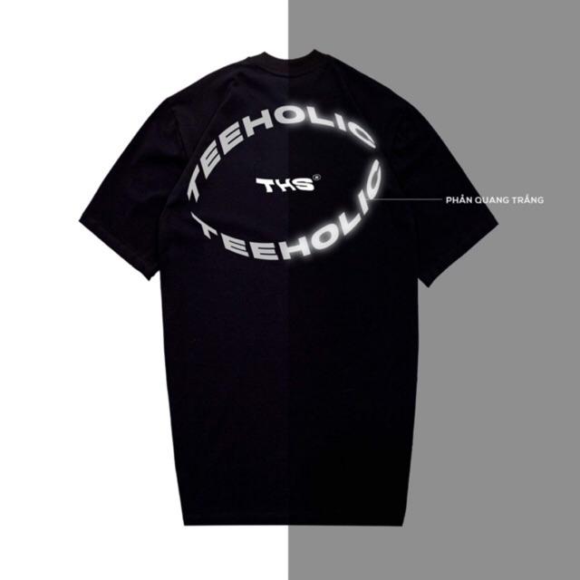 THS Reflective Basic Logo - Áo Logo Phản Quang Màu Đen Trắng Xanh Neon Tan